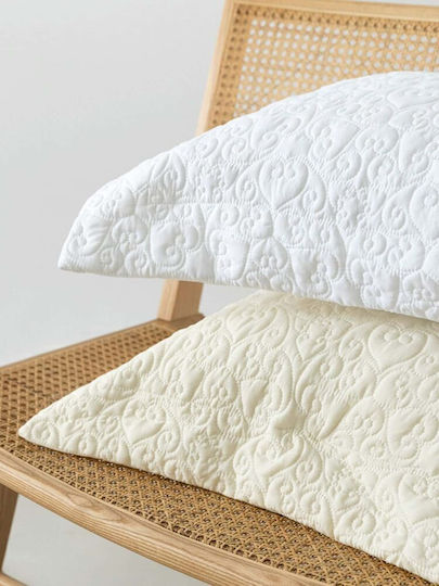 Palamaiki Wed103 Brautschutzdecke Set Übergröße mit 2 Kissenhüllen 240x260cm