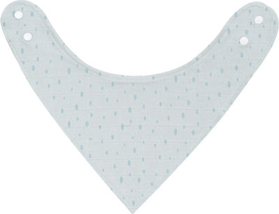 Kikka Boo Dots Bandana Stoff mit Taste Blue