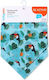 Babyono Toucans Bandana Fabric Baby Bibs with Button 2 Pieces