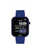 OPS! Objects Watch with Blue Rubber Strap