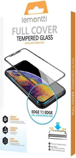 Lemontti 0.3мм Закалено стъкло за цялото лице Черен (Galaxy A15)
