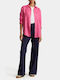 Ralph Lauren Women's Linen Long Sleeve Shirt Fuchsia