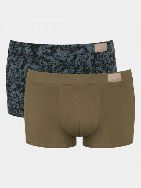 Sloggi Herren Boxershorts Grey 1Packung