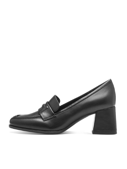 Marco Tozzi Synthetic Leather Black Medium Heels