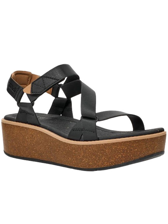 Teva Platforme dama Negre