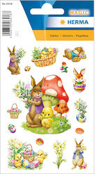 Herma стикери Happy Easter Nostalgic Bunnies 6418