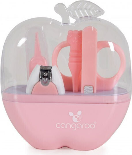 Cangaroo Baby Nail Care Set Apple Pink 1pcs