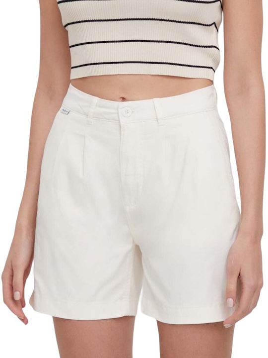 Pepe Jeans Women's Jean Shorts Cream