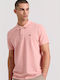 Funky Buddha Bluza pentru bărbați Polo roz coral
