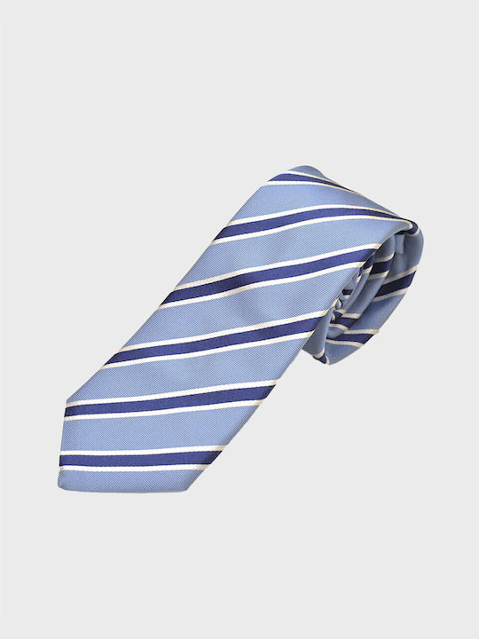 Hugo Boss Men's Tie Silk Printed in Light Blue Color