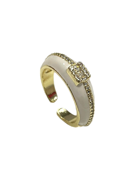 Kupferring M3002 - Gold Weiß