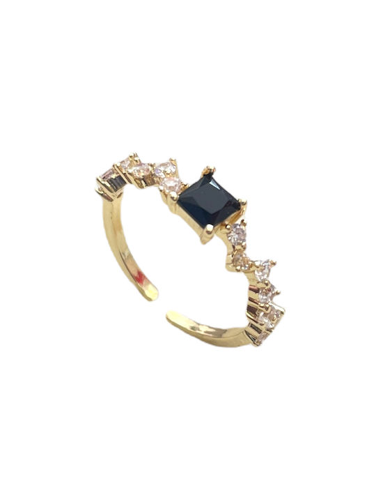 Copper ring Bo1365 Gold Black