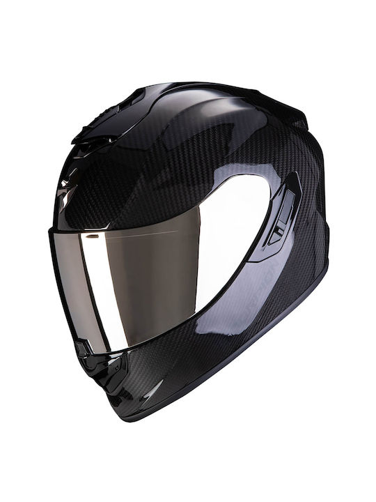 Scorpion EXO-1400 Air Carbon Solid Black Motorc...