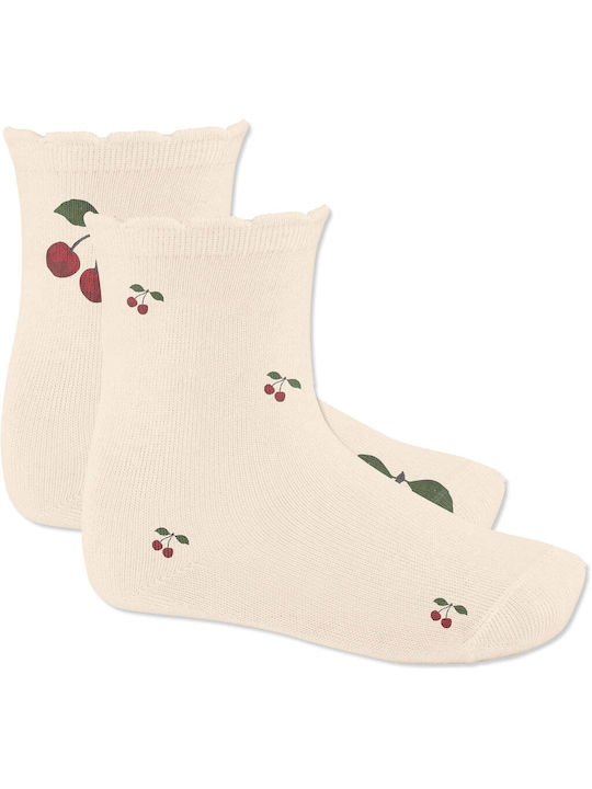 Konges Slojd Kids' Socks Cherry 2 Pairs