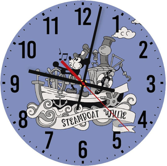 Koupakoupa Детски стенен часовник Mickey Дърво 30εκ.