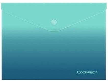 Coolpack Папка с Бутон за Хартия A4 Син