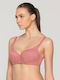 Balconette Pink Σουτιέν mit leichter Polsterung