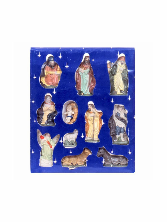 Weihnachtliche Keramisch Figur Krippe
