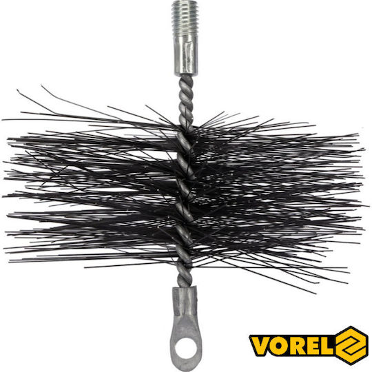 Vorel 72950 Chimney Fireplace Wire Brush Round Φ150mm M12