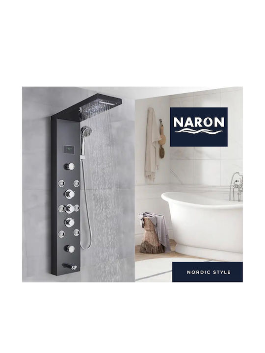 Naron Hydro-Massage-Säule Schwarz