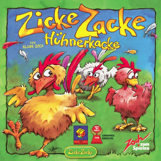 Επιτραπέζιο Παιχνίδι Zicke Zacke Hühnerkacke για 2-4 Παίκτες 4+ Ετών (EN) Zoch Verlag