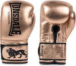 Lonsdale Boxhandschuhe aus Kunstleder Gold