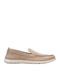 Men's Leather Moccasins Beige