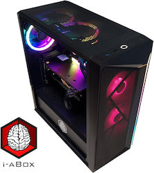 i-aBox Entry lvl v4i InR+ Lux Gaming Desktop PC (i5-12400F/32GB DDR5/512GB SSD + 1TB SSD/Radeon RX 7600/W11 Home)