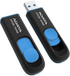 Adata Dashdrive Uv128 64GB USB 2.0 Stick Negru