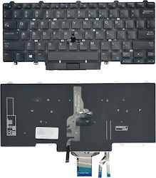 Dell Πληκτρολόγιο Laptop για Dell με Backlit & με Trackpoint