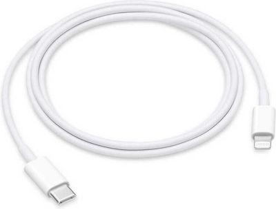 Apple USB-C la Cablu Lightning Alb 1m (MUQ93ZM/A)