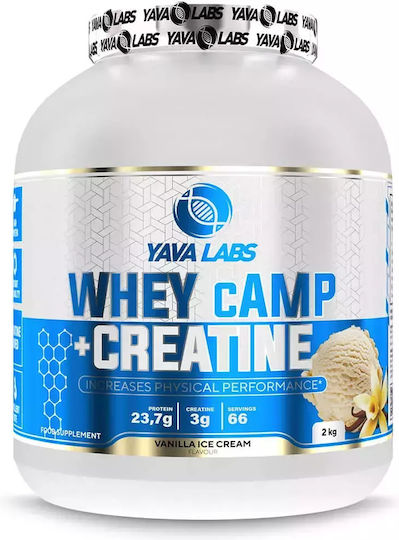 Yava Labs Whey Camp +creatine Protein Whey with Creatine & Flavor Vanilla Ice Cream 2kg