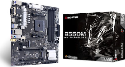 Biostar B550MT Ver. 6.0 Motherboard Micro ATX με AMD AM4 Socket