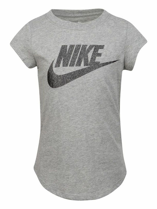 Nike Παιδική Μπλούζα Κοντομάνικη Γκρι Futura Ss