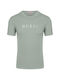 Guess Neck Herren T-Shirt Kurzarm Green