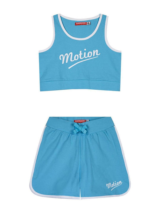 Energiers Kids Set with Shorts Summer 2pcs turquoise