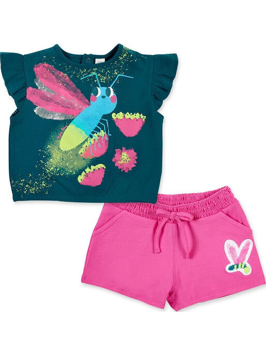 Kinder-Set mit Shorts Sommer 2Stück Grün