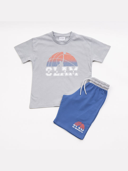 Trax Kids Set with Shorts Summer 2pcs gri