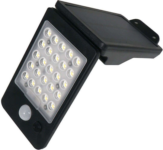 Aca Wall Mounted Solar Light 2W 200lm Natural White 4000K with Motion Sensor IP65 8cmx14.1cmcm