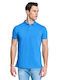 Staff Men's Short Sleeve Blouse Polo Blue