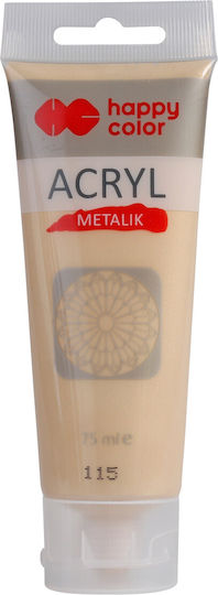 Happy Color Acrylic Paint Set in Gold color 75ml 1Stück