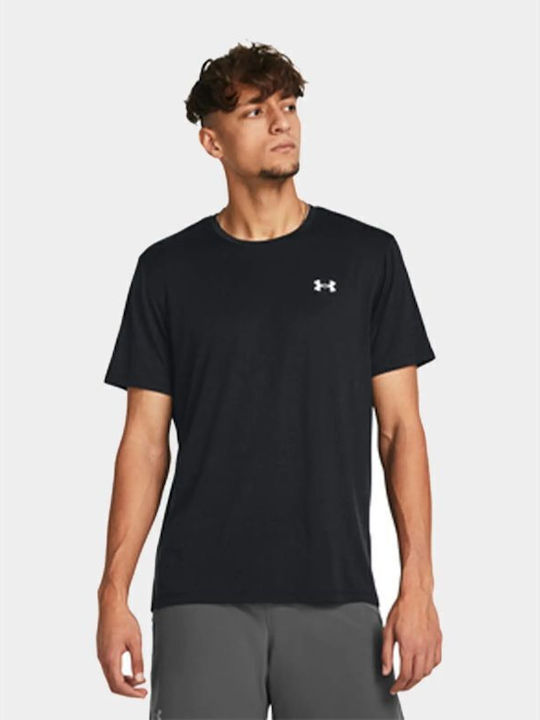 Under Armour Ανδρικό Αθλητικό T-shirt Κοντομάνικο Μαύρο