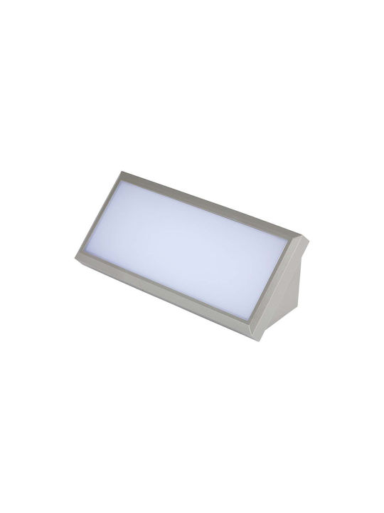 V-TAC Wall-Mounted Outdoor Ceiling Light LED IP65 12W with Warm White Light 26.5x12x8.1εκ.