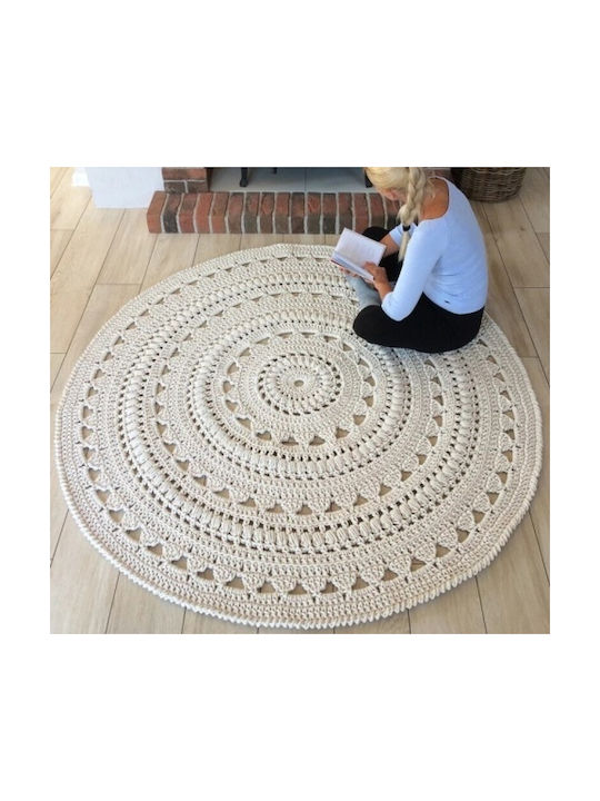 Fidelio Rug Round Ecru