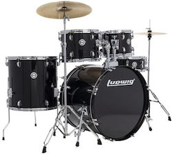 Ludwig Accent Fuse 5pc Black Ludwig Accent Fuse 5pc Black