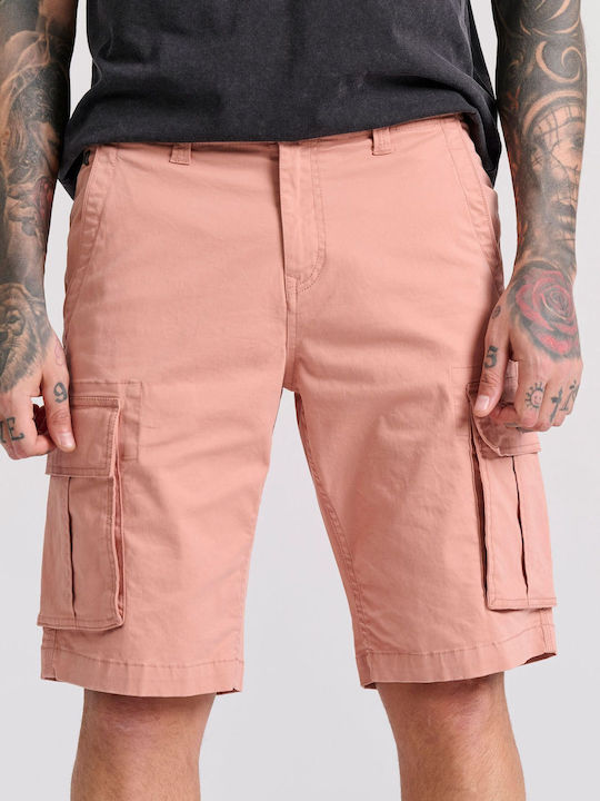 Funky Buddha Men's Shorts Cargo Orange