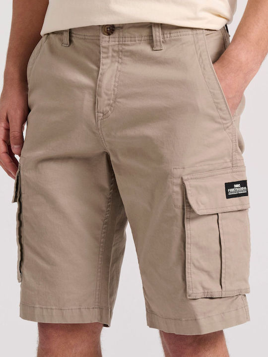 Funky Buddha Men's Shorts Cargo Greige