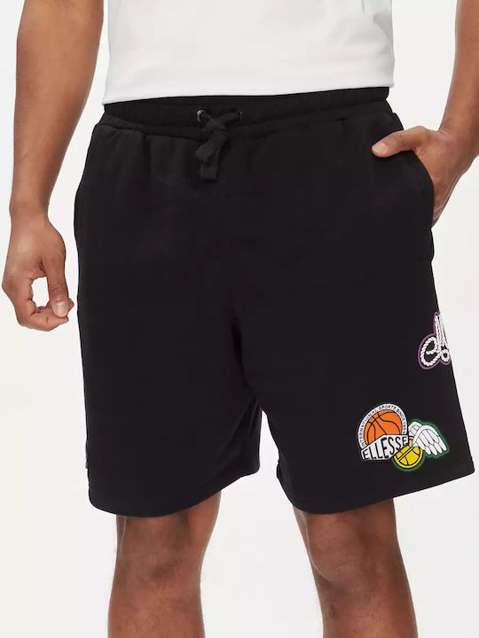 Ellesse Αθλητική Ανδρική Βερμούδα Μαύρο