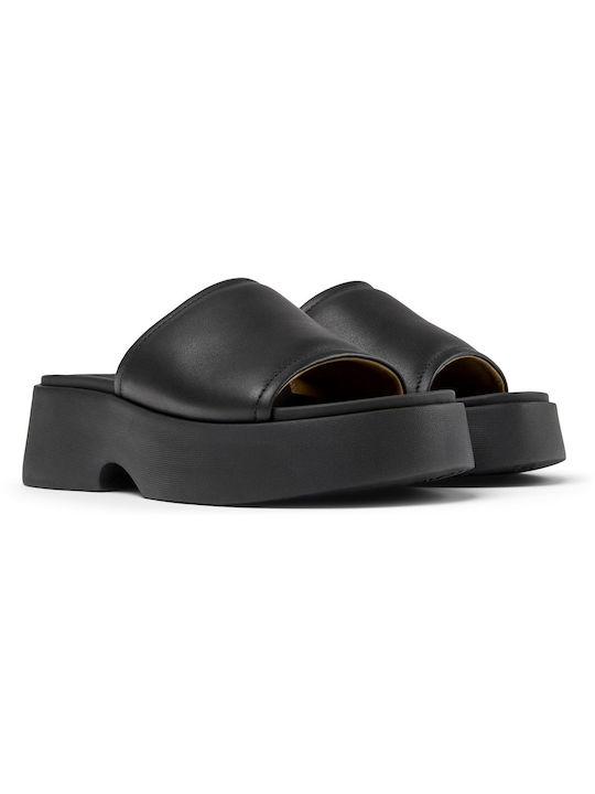 Camper Piele Sandale dama in Culorea Negru