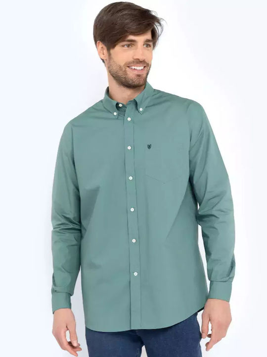 The Bostonians Men's Shirt Cotton Green